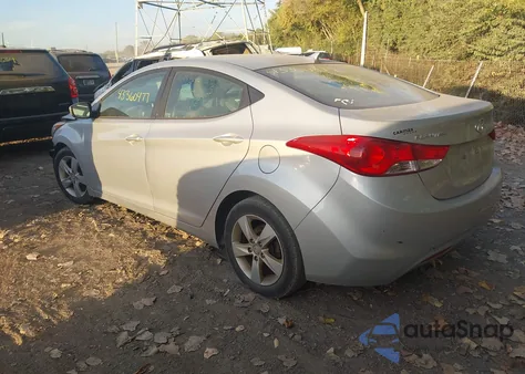 2013 Hyundai Elantra Gls from USA, damaged, VIN 5NPDH4AE8DH453173